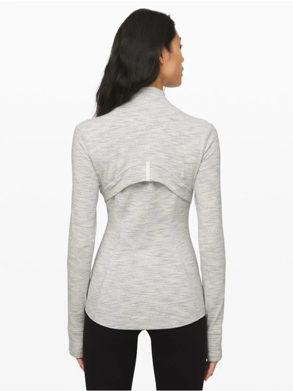 Lululemon Define Jacket Asia Gray White Spacedye Size 2 Like new!!